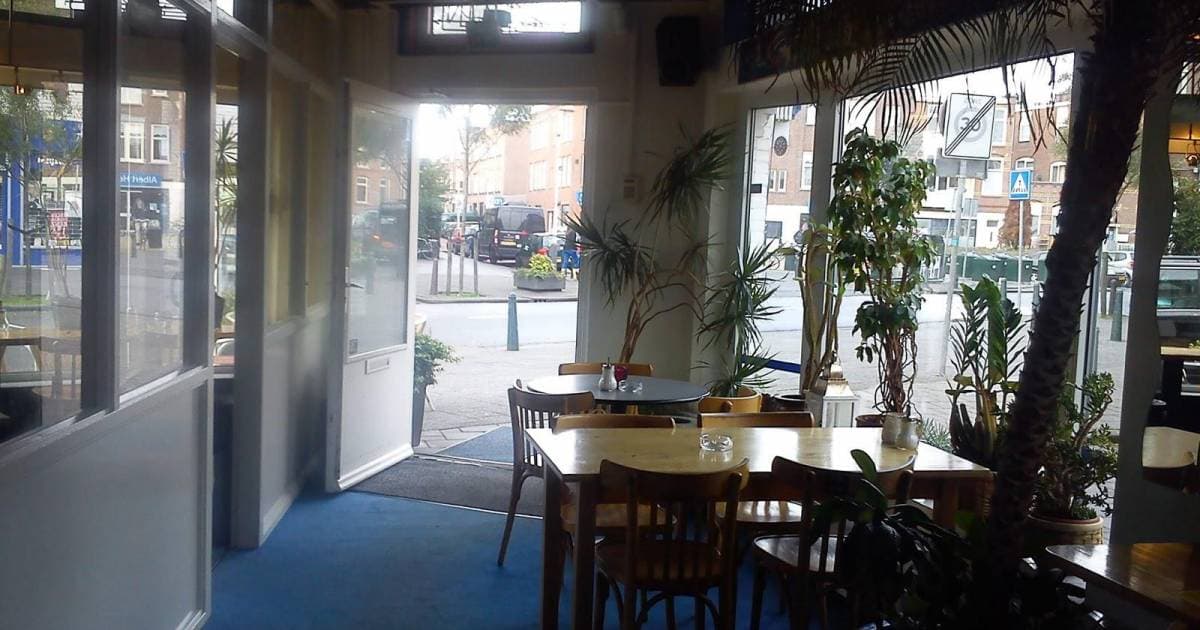 Coffeeshop Blue & White